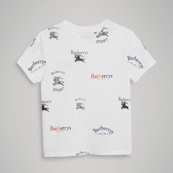 Burberry Rainbow Logo T-shirt - Picture 1 of 1